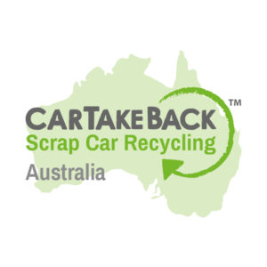 CarTakeBack Australia logo and map