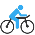 Icon of a person on a bike