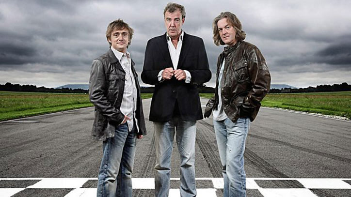 2002 Top Gear presenters Richard Hammond Jeremy Clarkson and James May