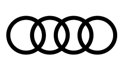 Black Audi logo