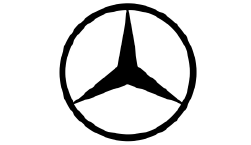 Black Mercedes logo