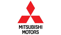 Red and black Mitsubishi Motors logo