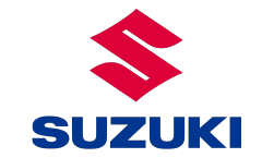 Red and blue Suzuki logo